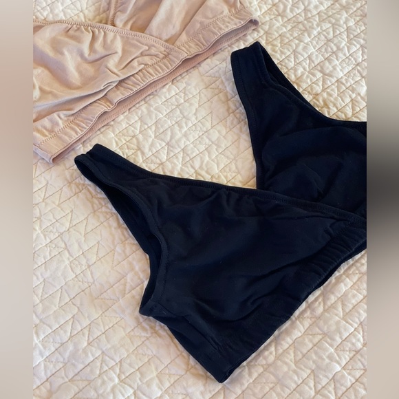 NWOT Motherhood Maternity two-pack wrap style nursing bras, size Small - Picture 2 of 6